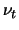 $\nu_t$