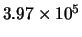 $3.97\times10^5$